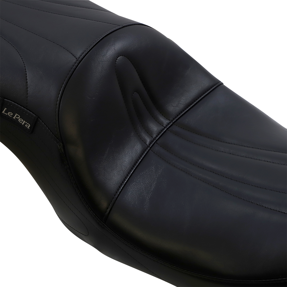 Sorrento 2-Up Seat - Stitched - Black - FLHR '02-'07
