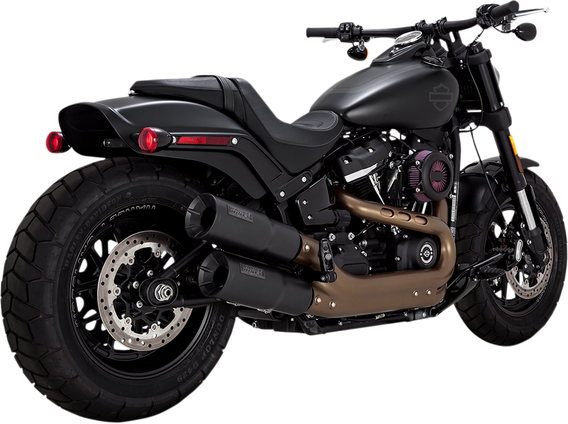 Black Hi-Output Mufflers - Black - FXFB/FXFBS