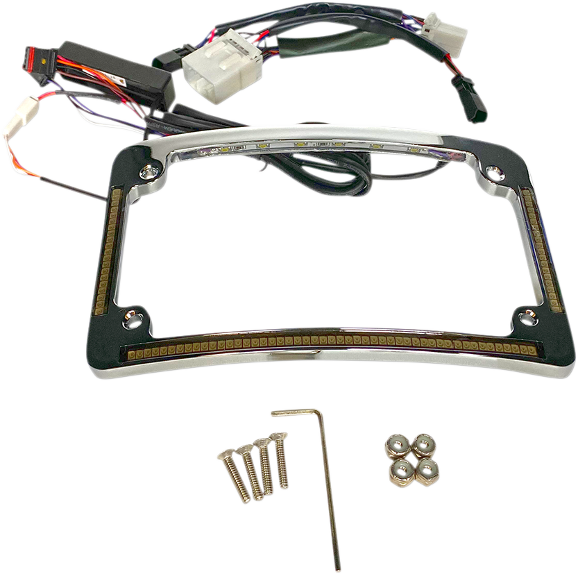 Radius License Plate Frame - Chrome