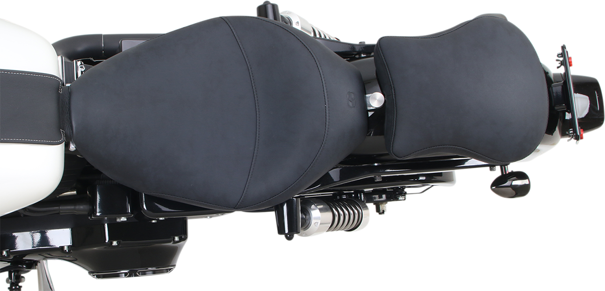 Detachable Pillion Pad - Saddlehyde S3 - Contoured - Brushed - 9"