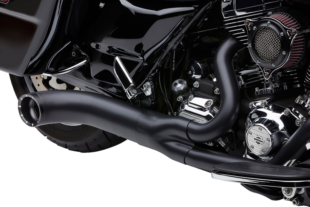 Turn Out 2-Into-1 Exhaust System - Black