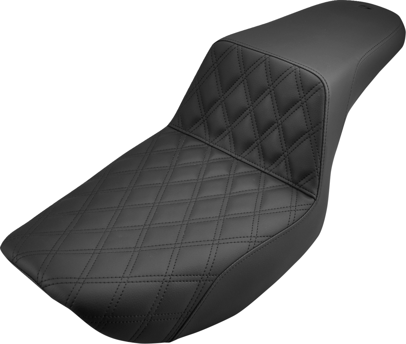 Step-Up Seat - Front Lattice Stitch - Black - FXR
