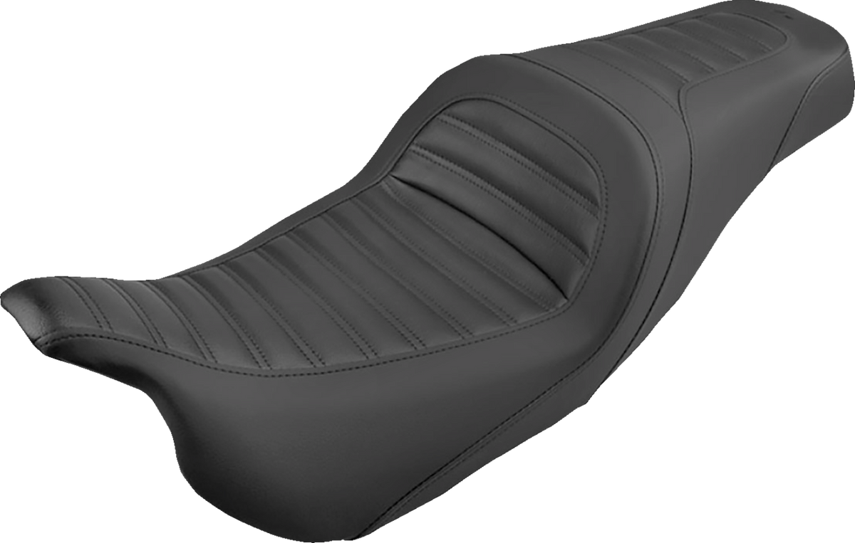 Slim Roll &amp; Pleat Seat - Black - FL '08-'24