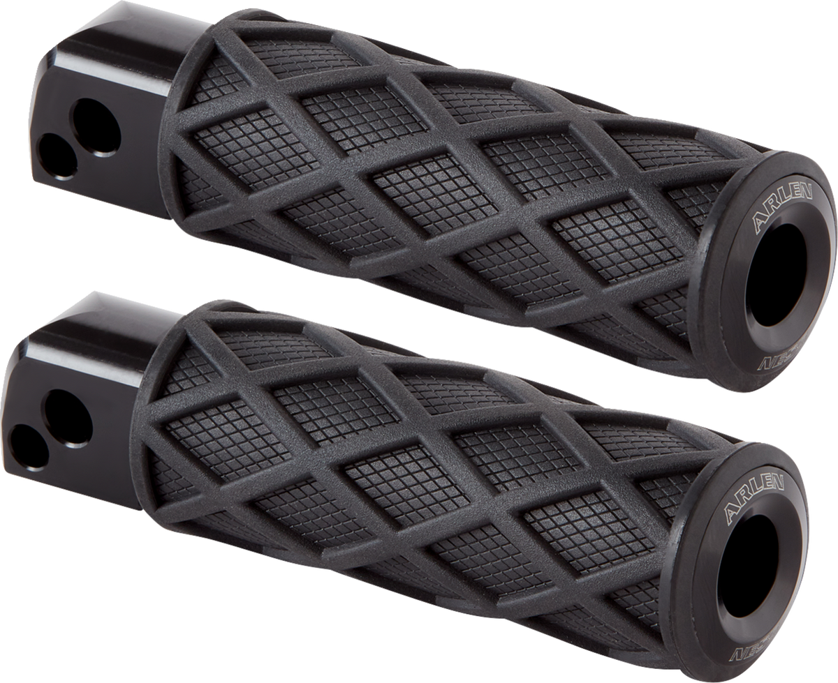 Diamond Foot Pegs - Passenger - Black