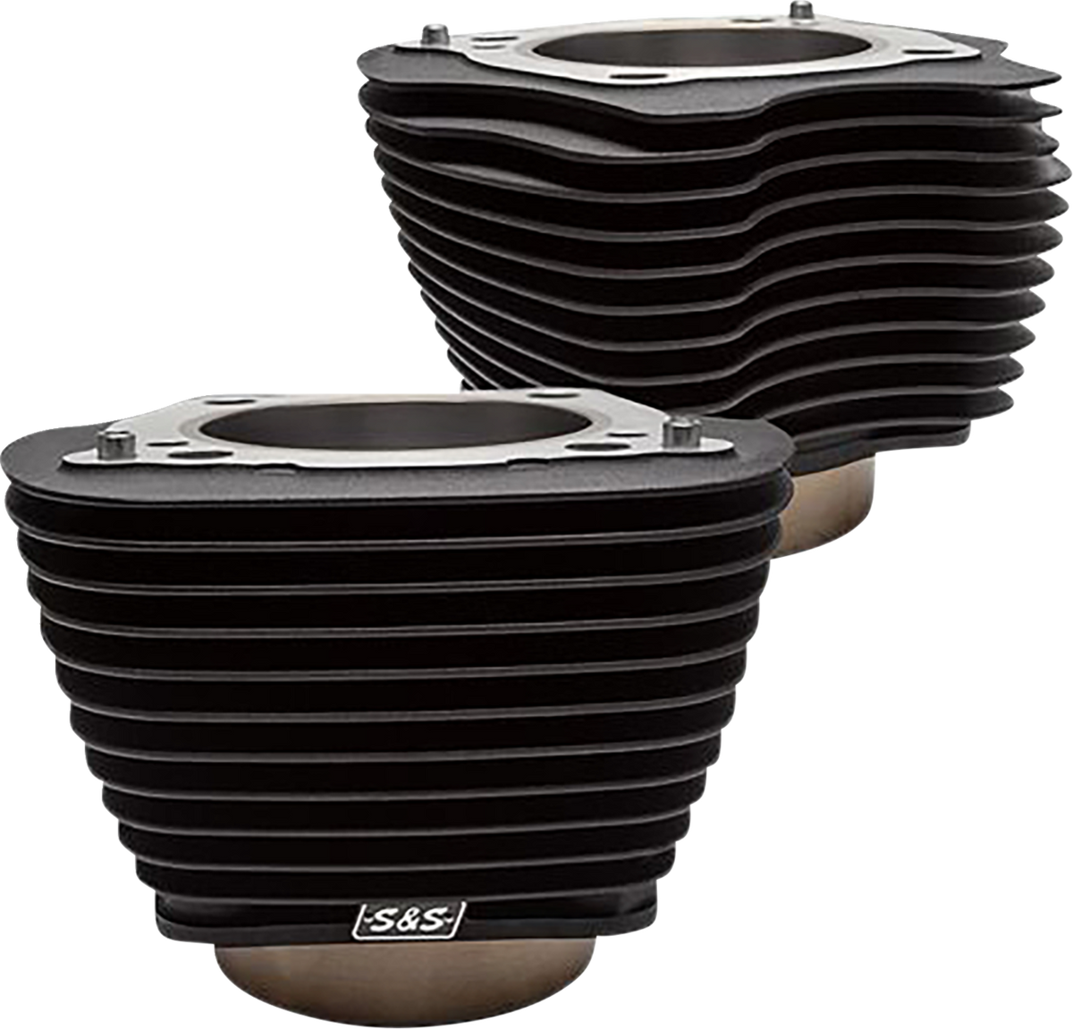 Cylinder Set - 4.25" Bore - Unhoned - Wrinkle Black W/O Highlights - M8