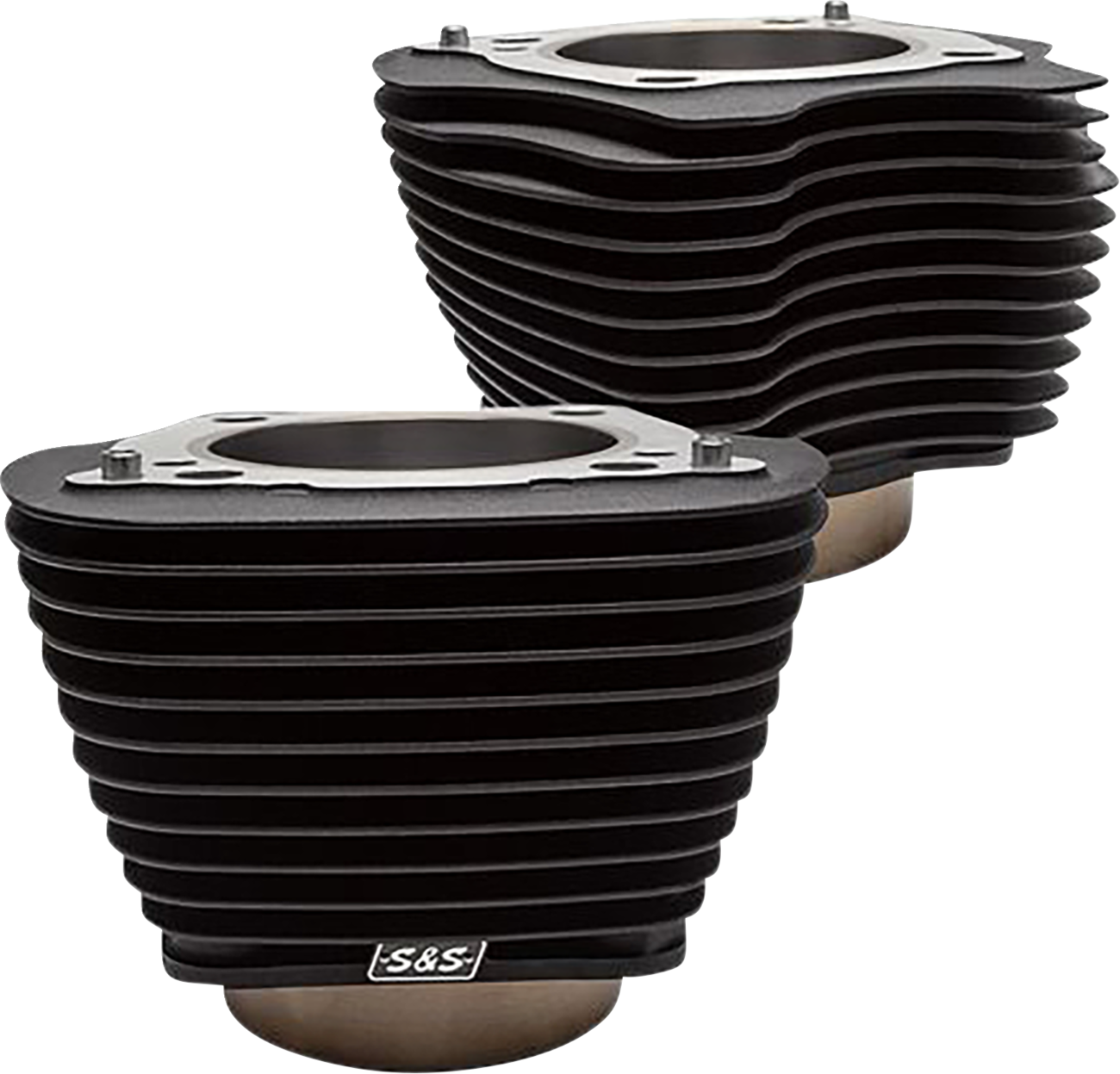 Cylinder Set - 4.25" Bore - Unhoned - Wrinkle Black W/O Highlights - M8