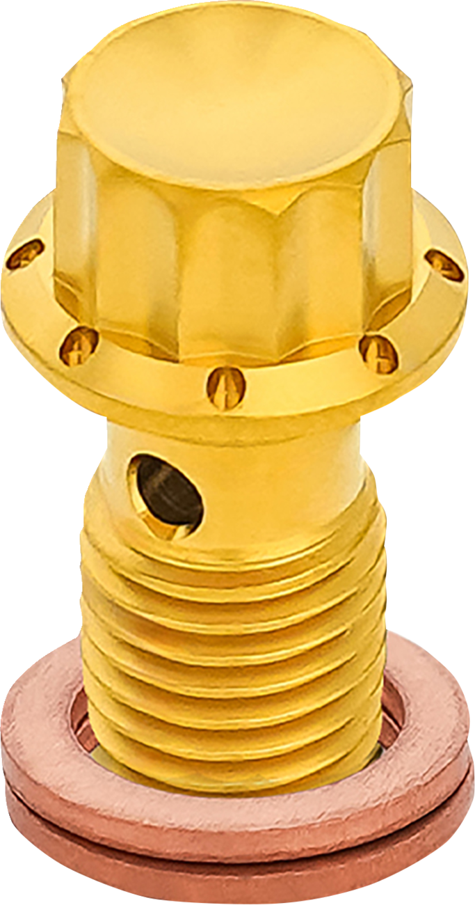 Banjo Bolt - M12x1.25 - Gold