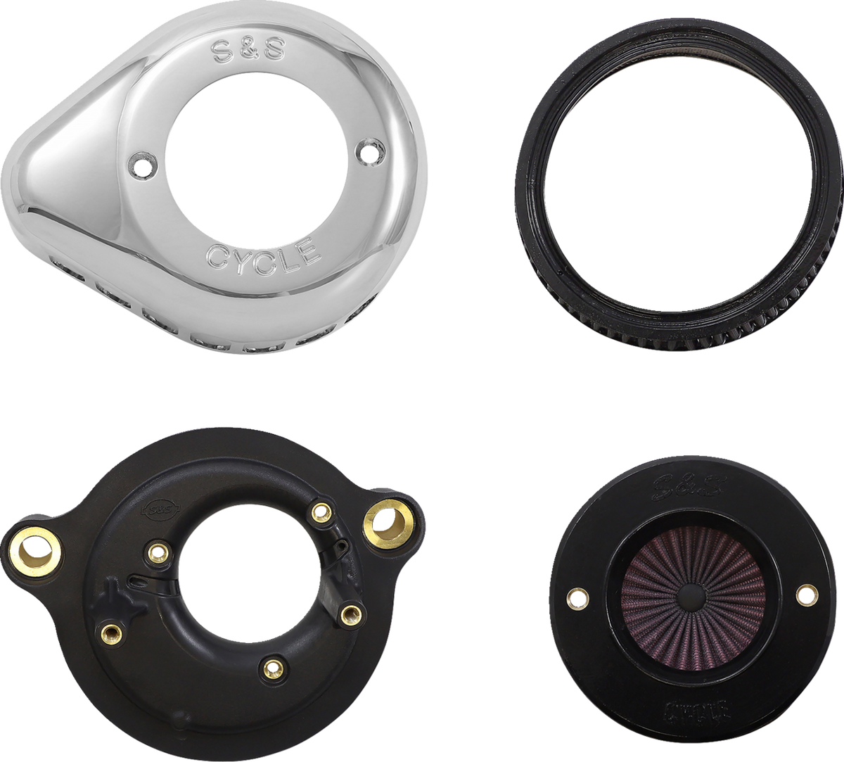 Air Stinger Stealth Air Cleaner Kit - Chrome