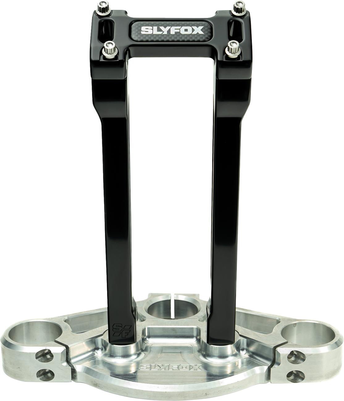 Handlebar Riser Kit - Straight - 1-1/8" Clamping - 10" Rise - Black