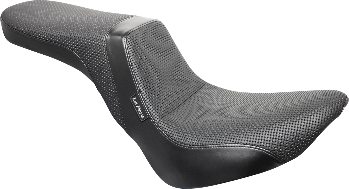 Daytona 2-Up Seat - Without Backrest - Basketweave - Black - FX/FL '18-'23