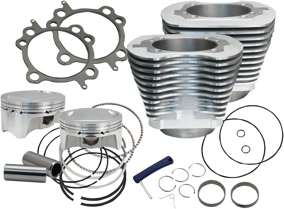 98" Big Bore Cylinder Kit - Silver - Twin Cam