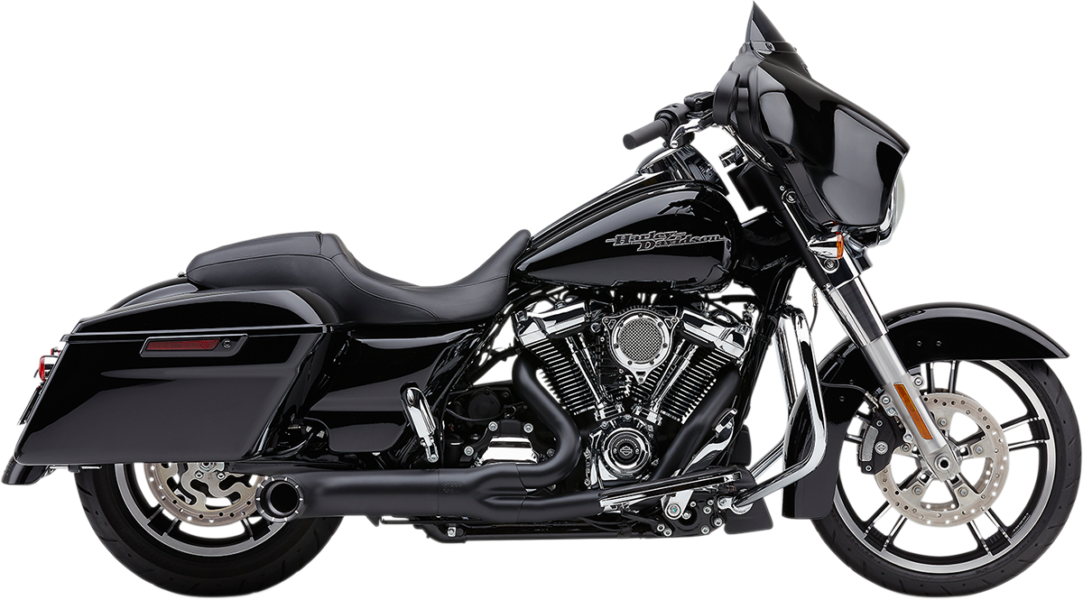 Turn Out 2-Into-1 Exhaust System - Black