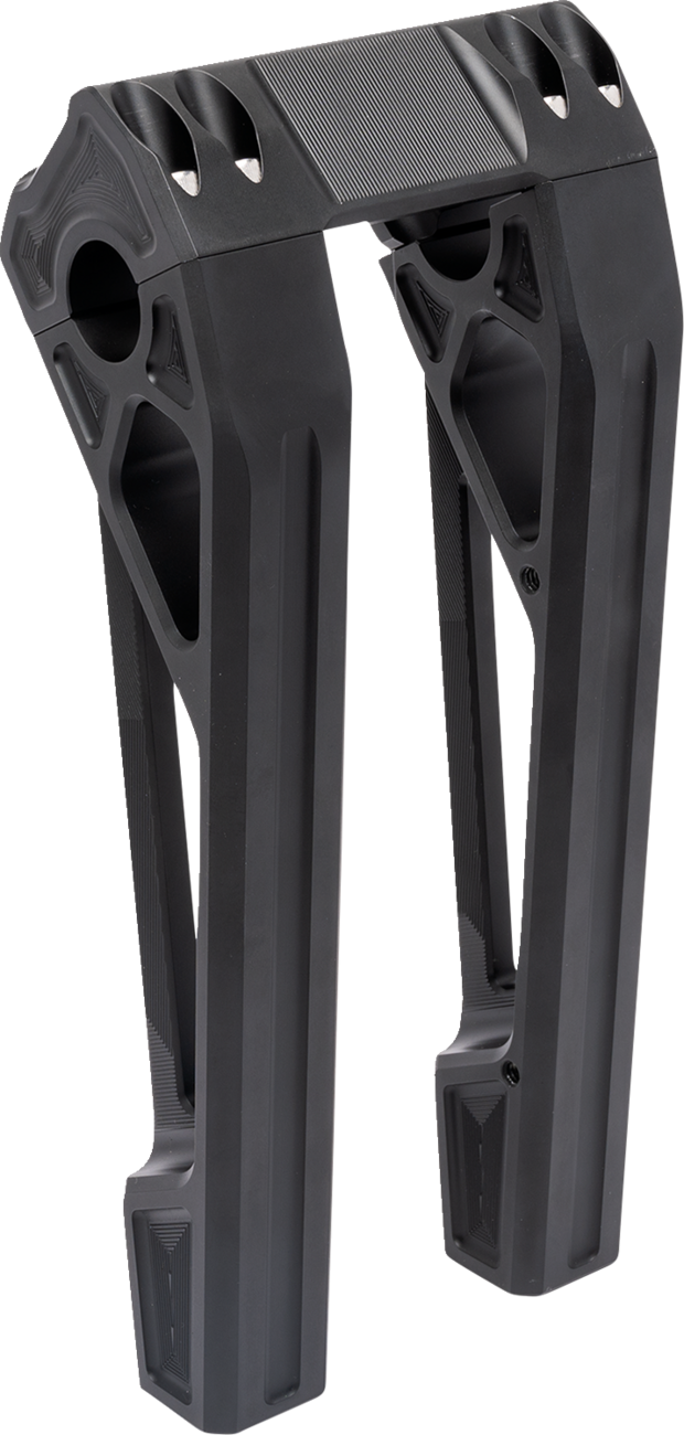 Fastback Risers - 10" - Black