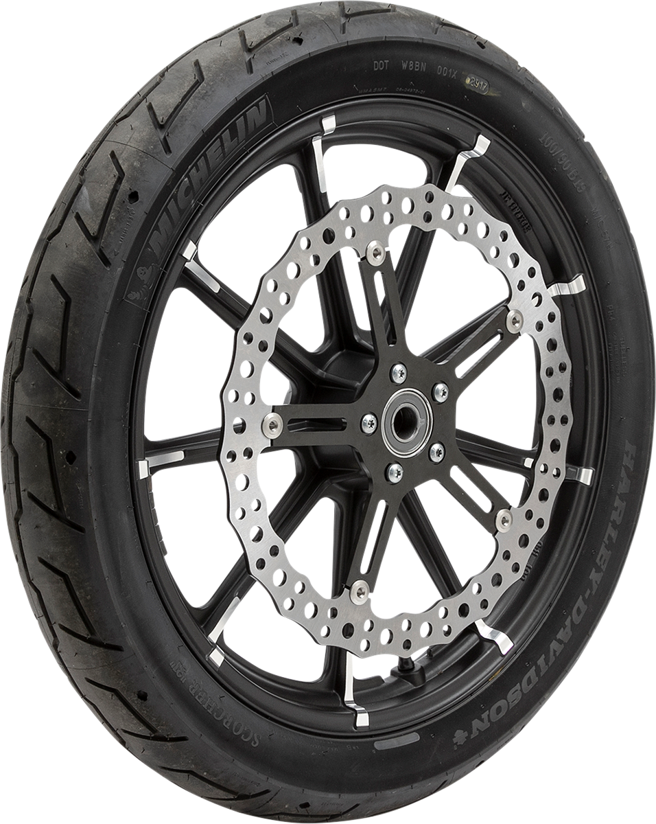 Jagged Brake Rotor - 15" - Right - Hub-Mount