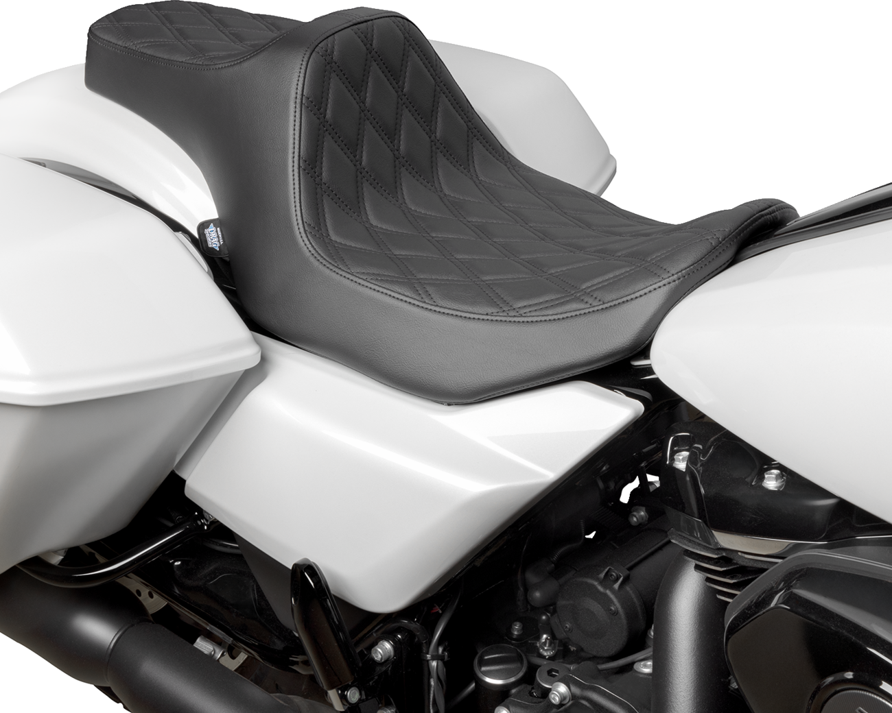 Predator III Seat - Double Diamond - Black - FLT/FLH '23-'24
