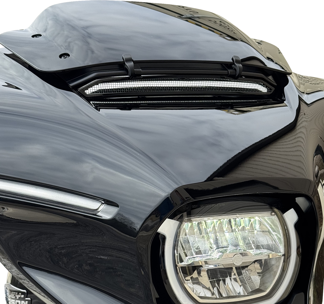 LED Windshield Trim - Sequential Turn Signal - Gloss Black