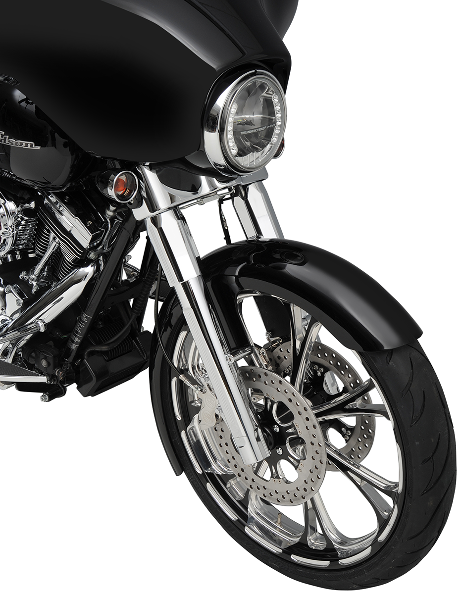 Fork Leg Kit - Chrome - Lower - Dual Disc - '08-'13