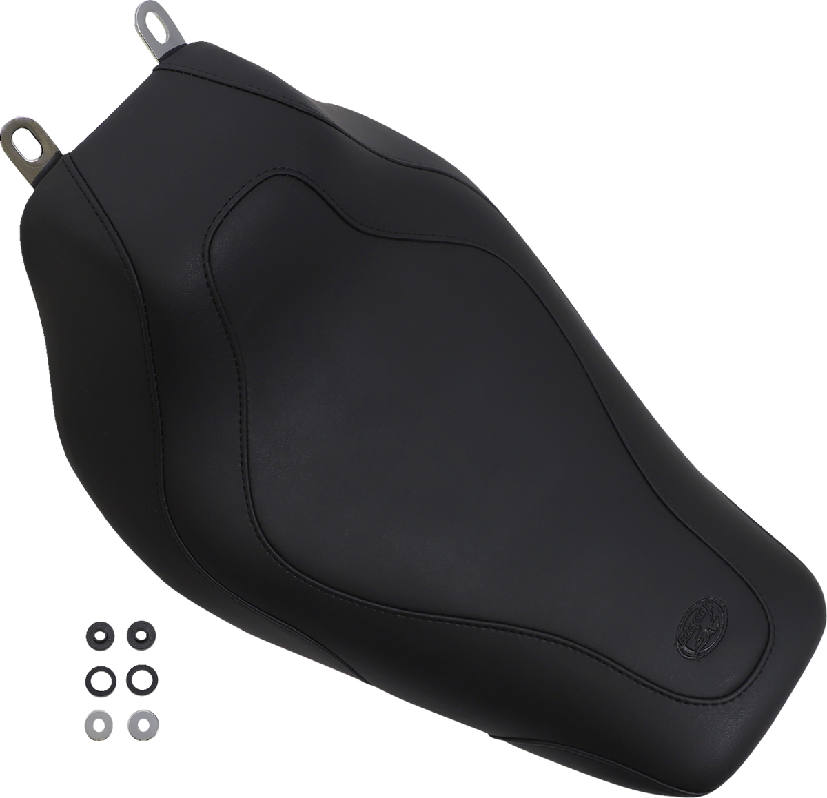 Tripper™ Solo Seat - Without Backrest - Stitched - Black - FLH/FLT '97-'07