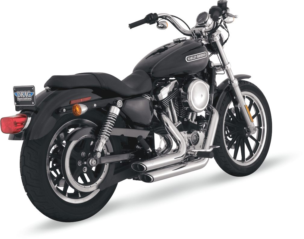 Shortshots Staggered Exhaust System - Chrome