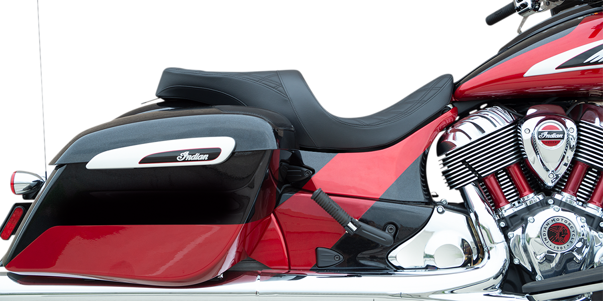 Forward Positioned Low Profile Touring Seat