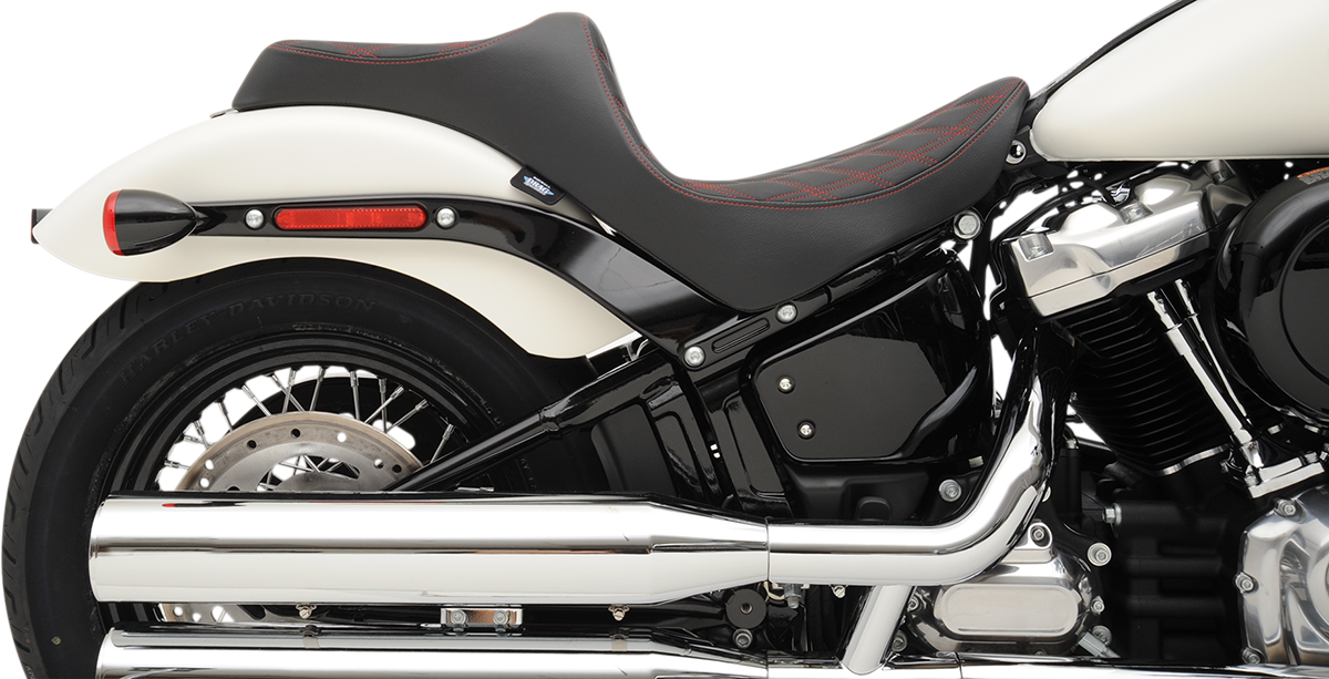 Predator III Seat - Double Diamond - Red Stitching - FL/FX '18-'23