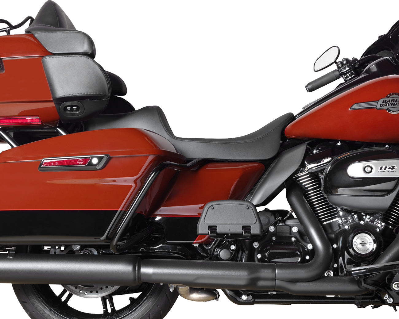 Predator III Seat - Extended Reach - Smooth - FLH/FLT '08-'24