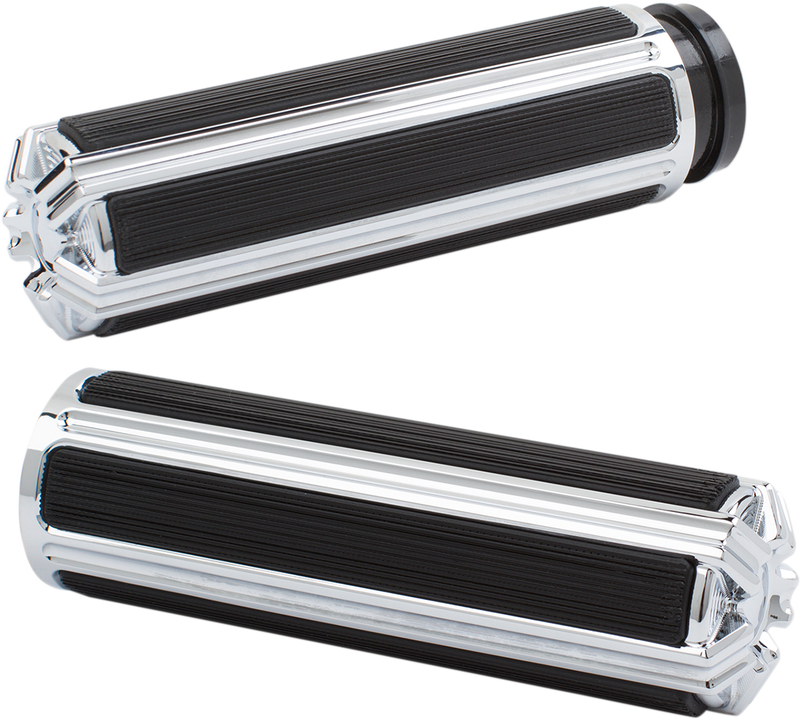 10-Gauge Comfort Grips - Cable - Chrome
