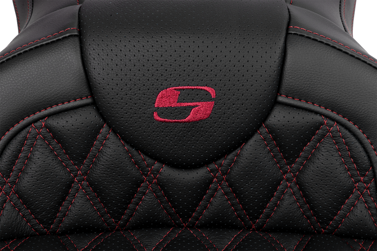 Roadsofa™ Seat - With Backrest - Wine Berry Stitch - FL '08-'23