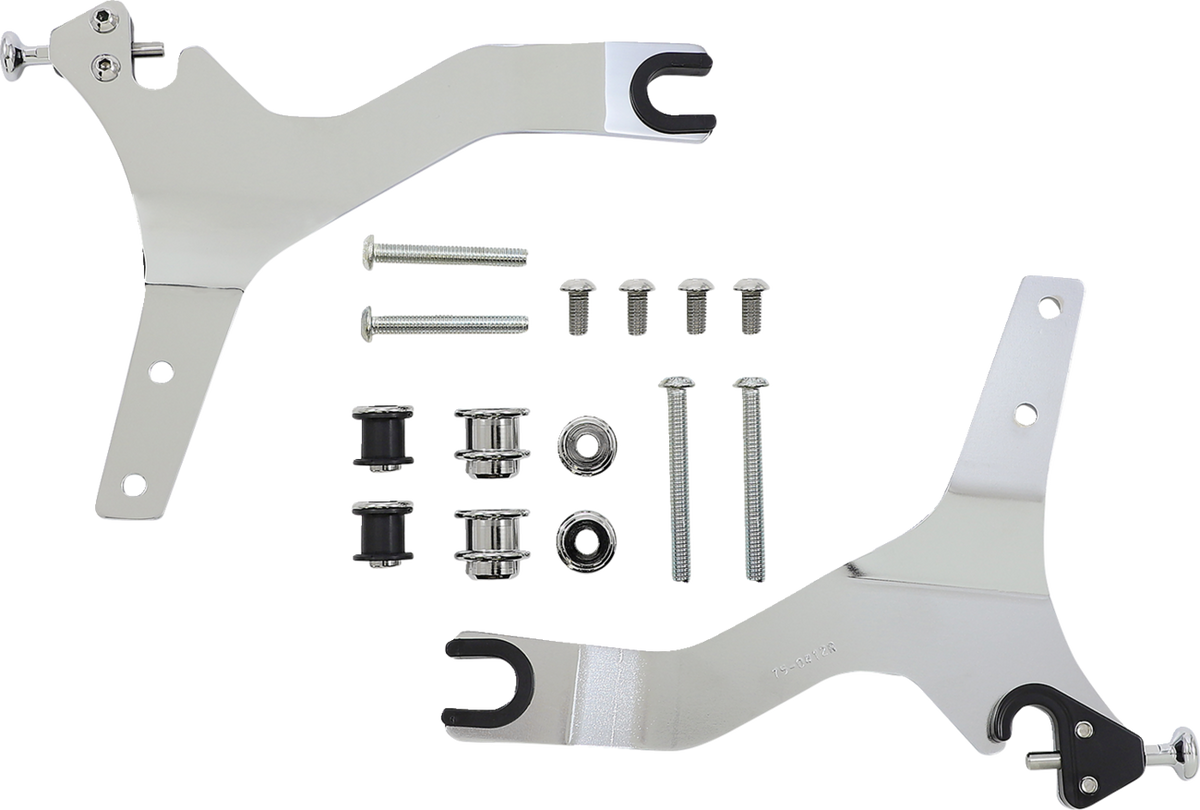 Backrest Kit - 14" - Chrome - Sportster