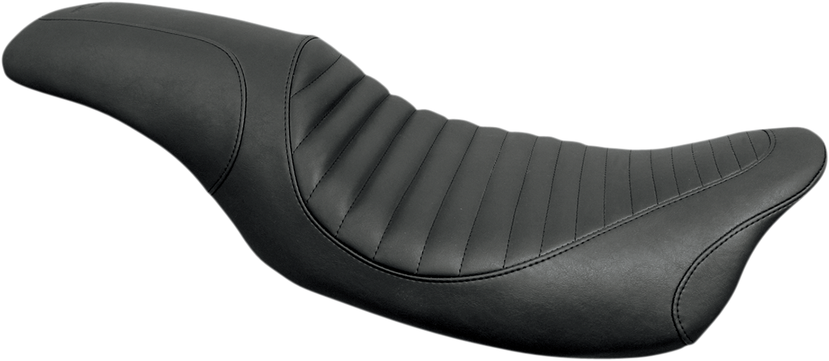 Seat - Tripper™ Fastback - Front Tuck-N-Roll - Black - FL '08-'25