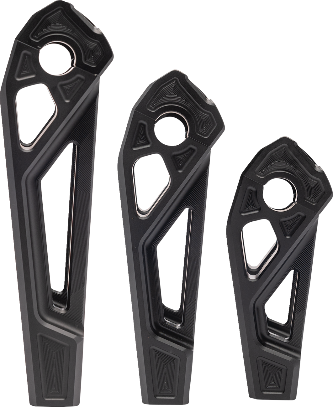 Fastback Risers - 8" - Black