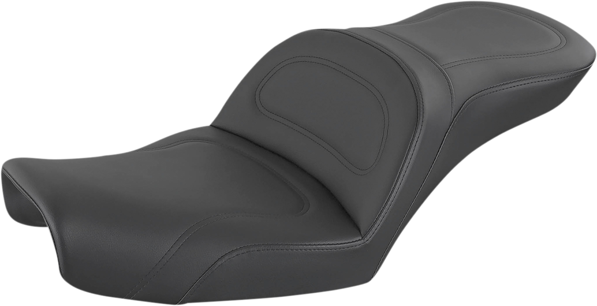 Explorer Seat - No Backrest - Stitched - Black - Dyna