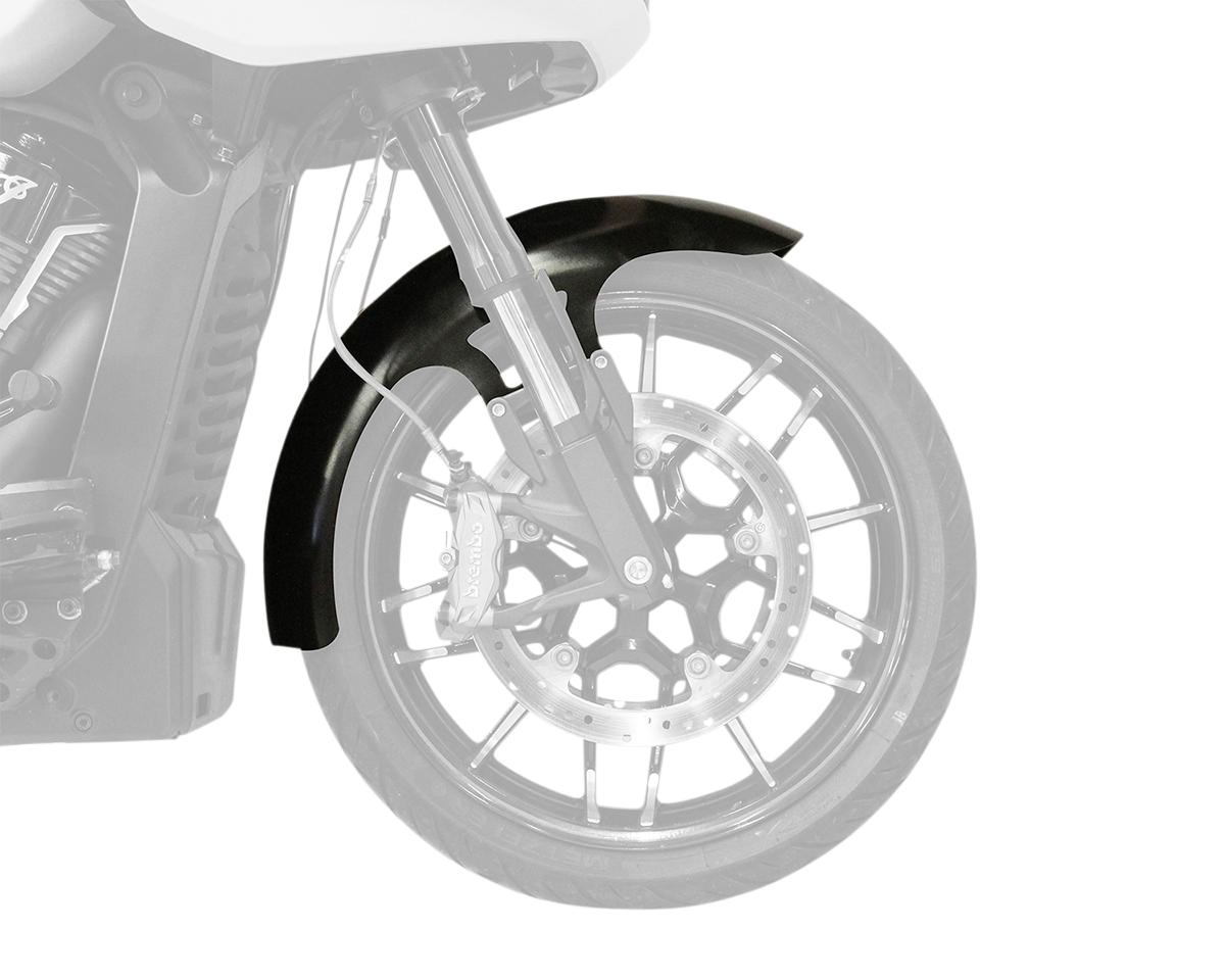 Hugger Front Fender - Black - 16"-19" - HD Challenger/Chief/Pursuit