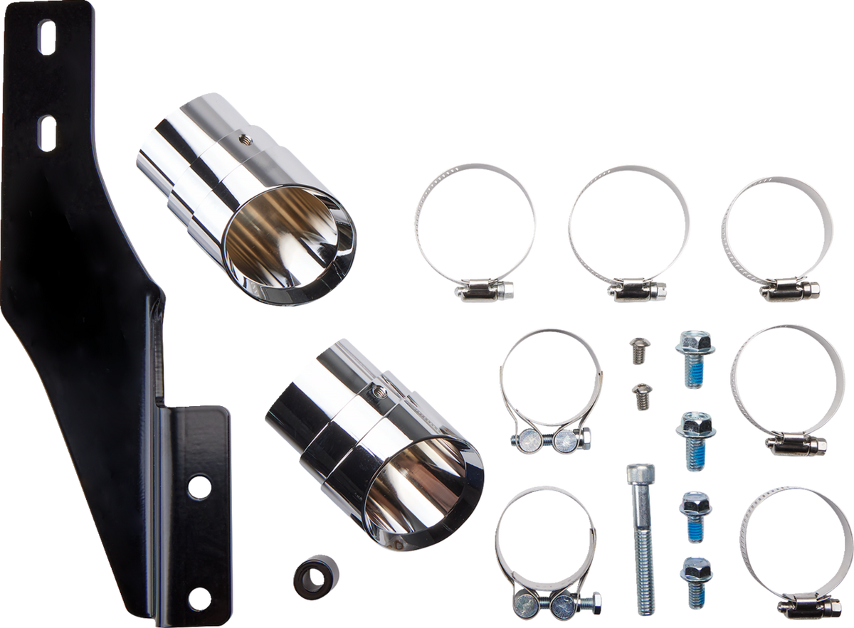 Speedster Slashdown Exhaust - Chrome - Softail