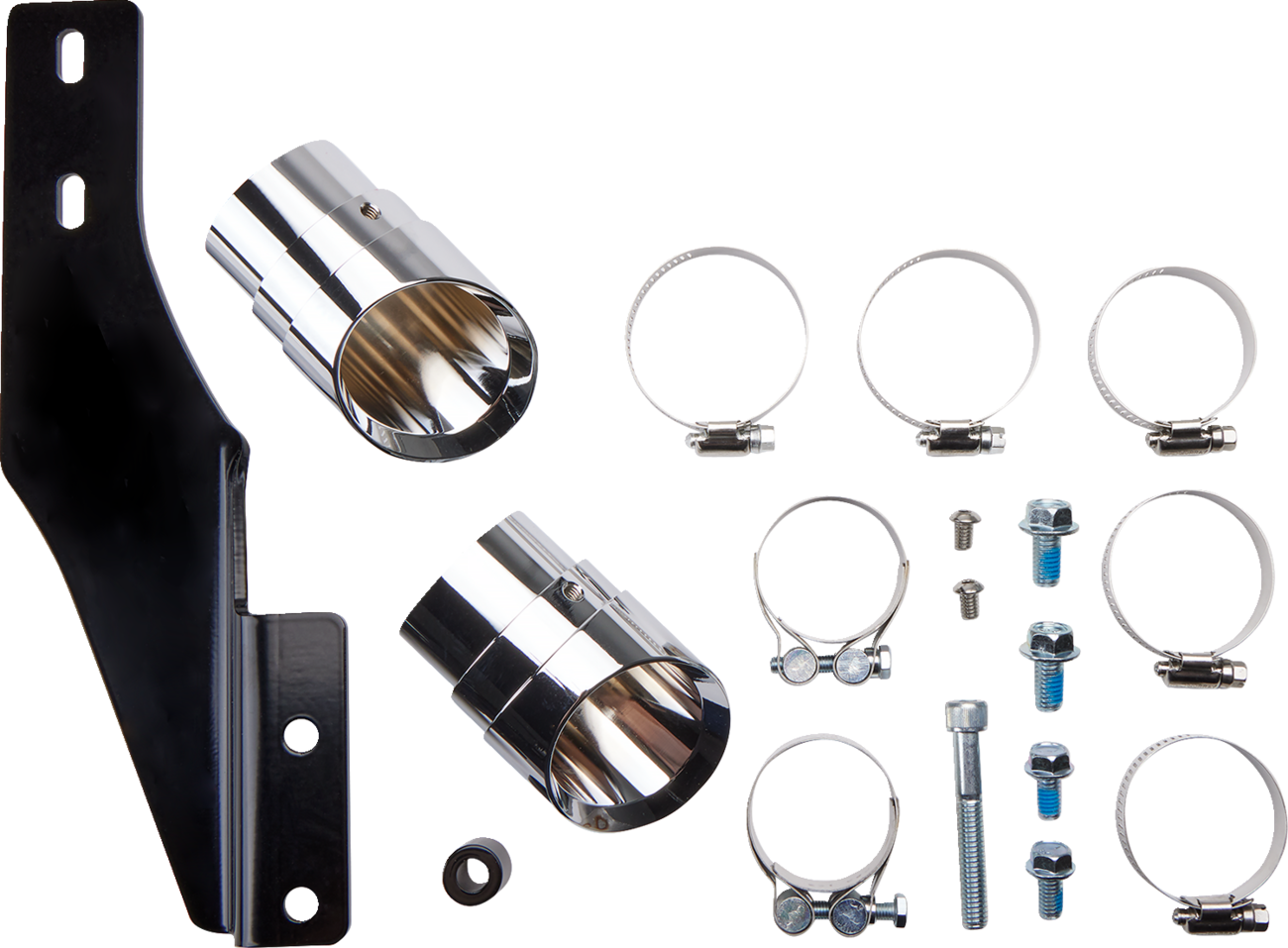 Speedster Slashdown Exhaust - Chrome - Softail