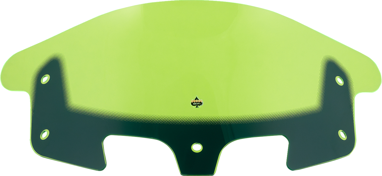 Ice Flare® Windshield - 10" - Green Ice - '14-'26 Indian