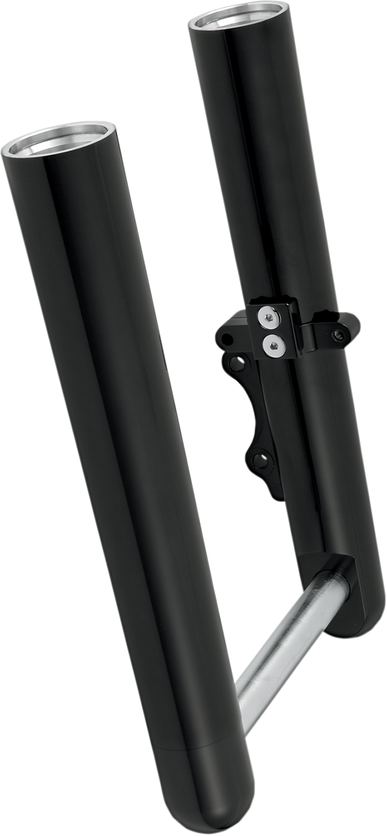 Fork Legs - Black Anodized - Hot Legs - Custom Single Disc - Smooth