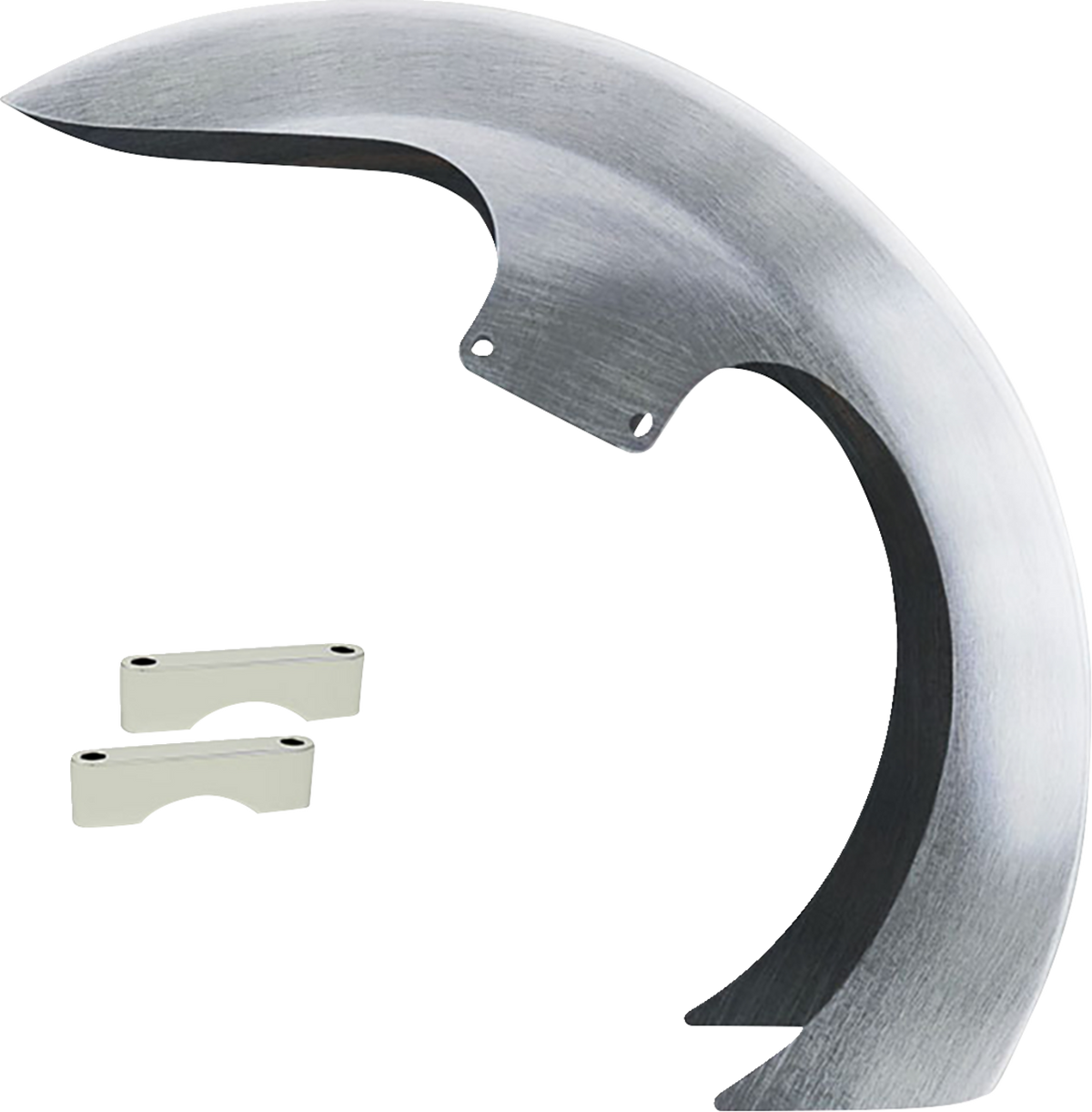 DEI Front Fender - 16"-19" Wheel - With Chrome Adapters - HD Touring