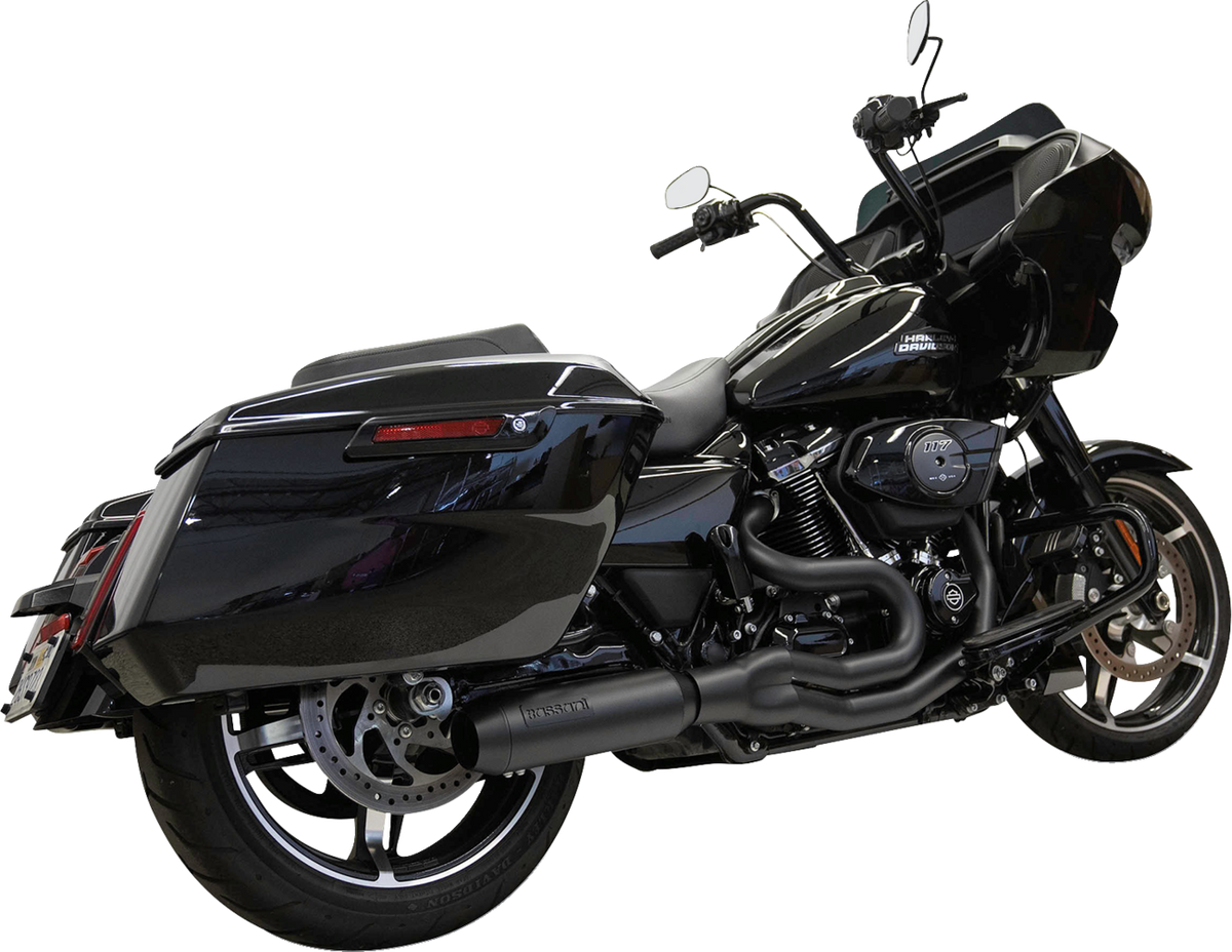 2-Into-1 Mid-Length Super Bike Exhaust System - 4" Muffler - M8 Touring