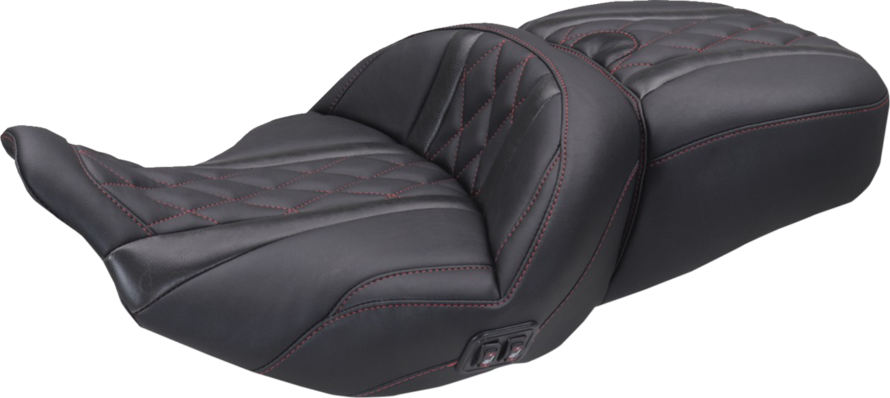 Heated Super Touring One Piece 2-Up Seat