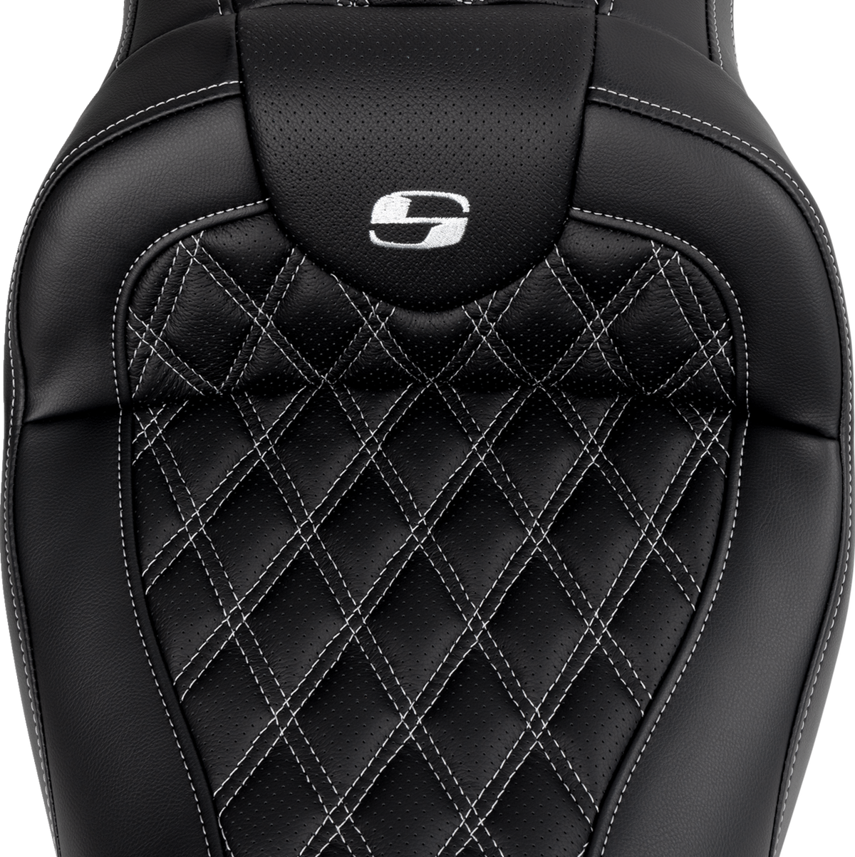 Roadsofa™ Seat - With Backrest - Silver Stitch - FL '08-'23