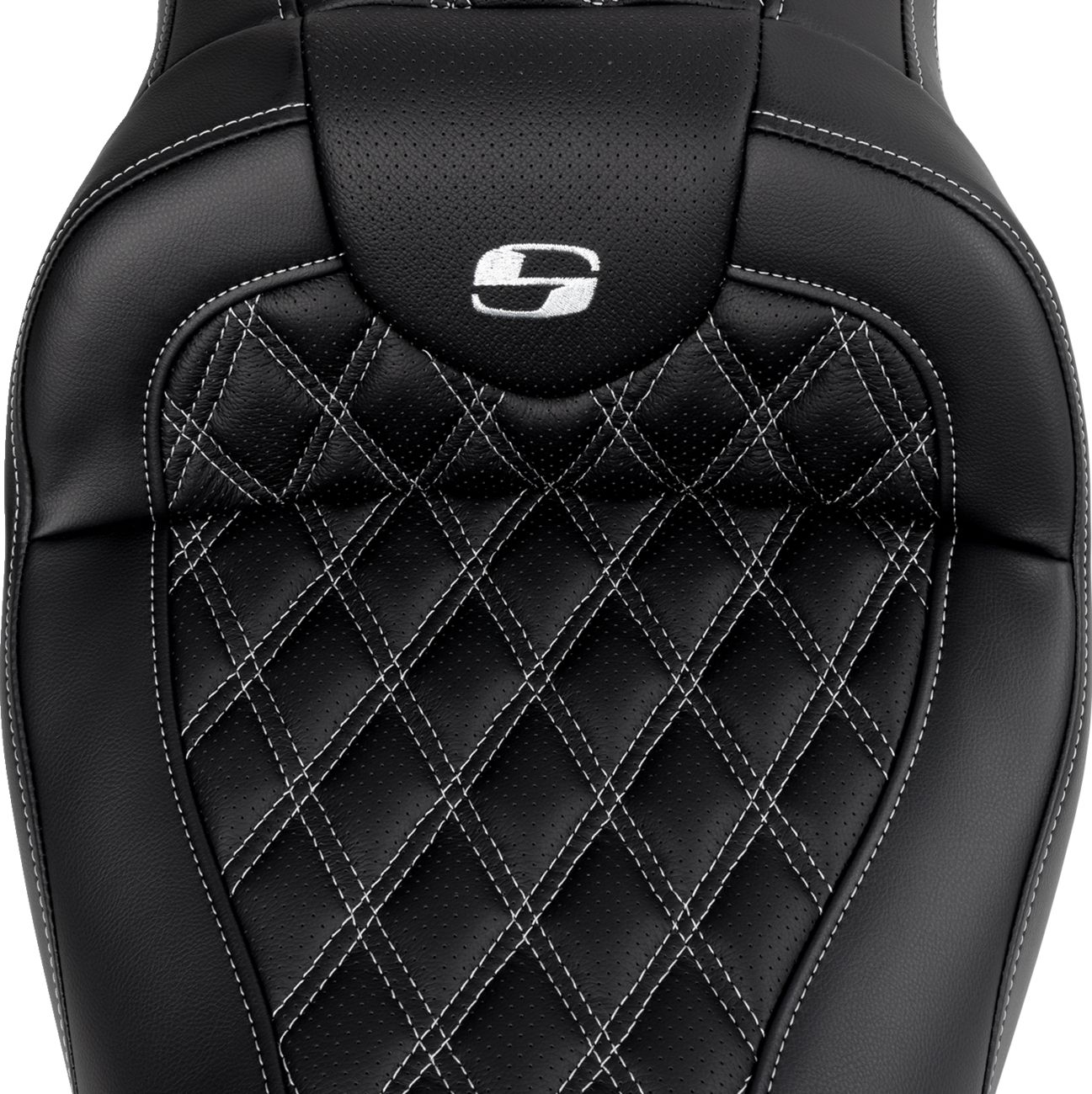Roadsofa™ Seat - With Backrest - Silver Stitch - FL '08-'23