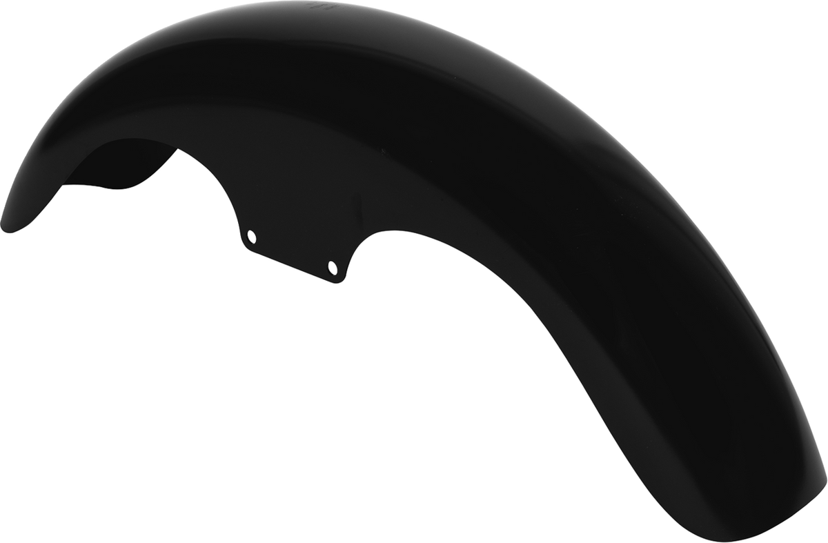 Klub Front Fender - Black - 19" - HD Softail