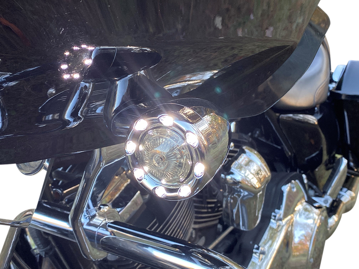 Bullet Turn Signal 1157 - Chrome - Smoke Lens