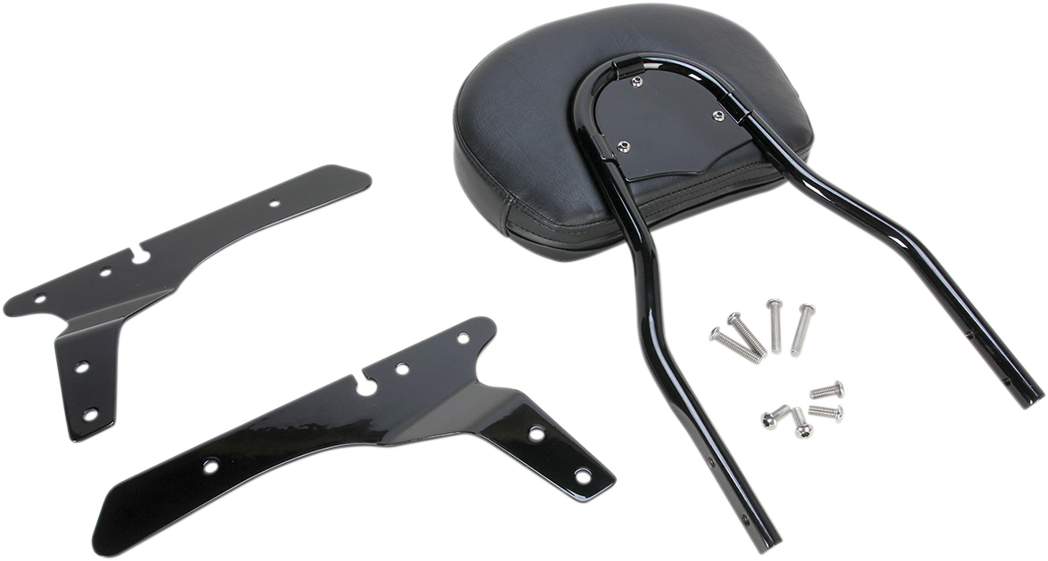 Round Sissy Bar - Short - Black - Sportster