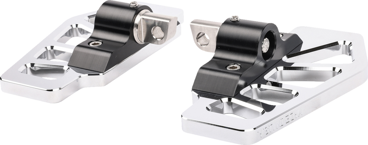 Apex Mini Floorboards - Male Mount - Chrome
