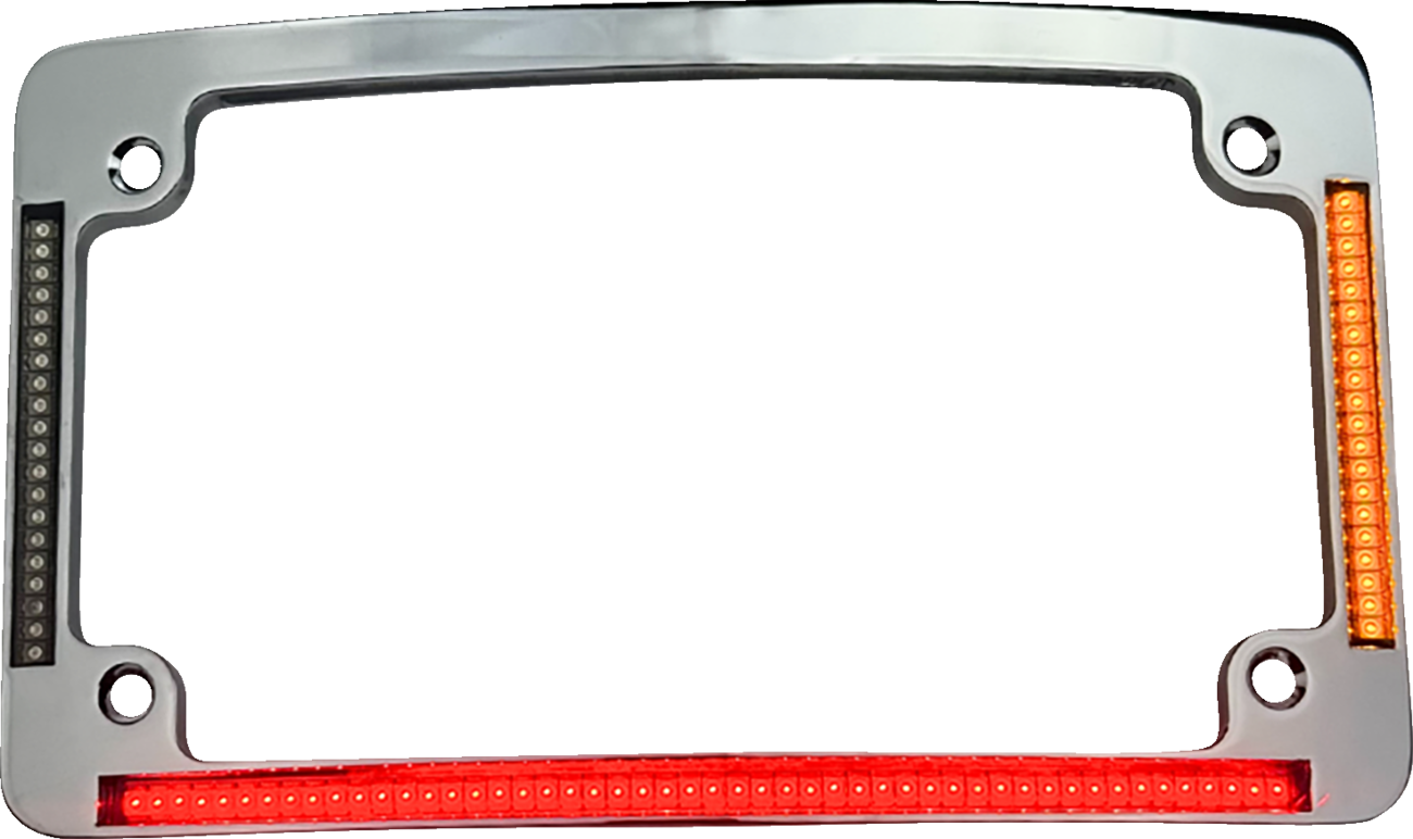 All-In-One Auxiliary LED License Plate Frame