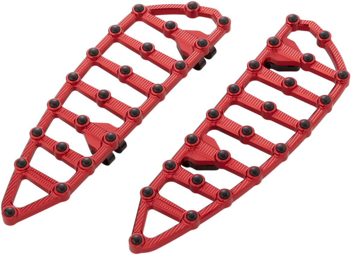 MX Driver Floorboards - Red