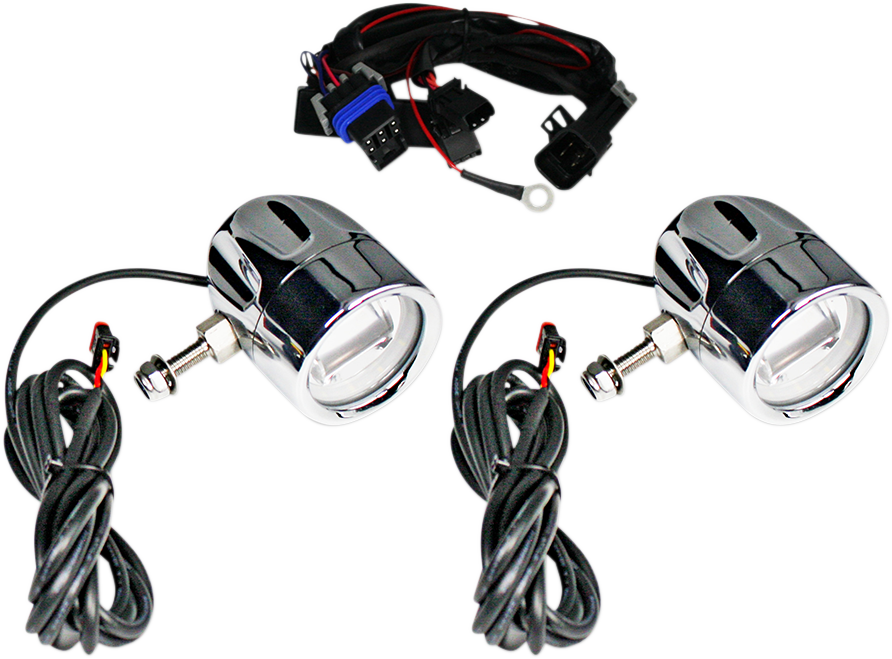 LED Fog Light - Indian - Chrome