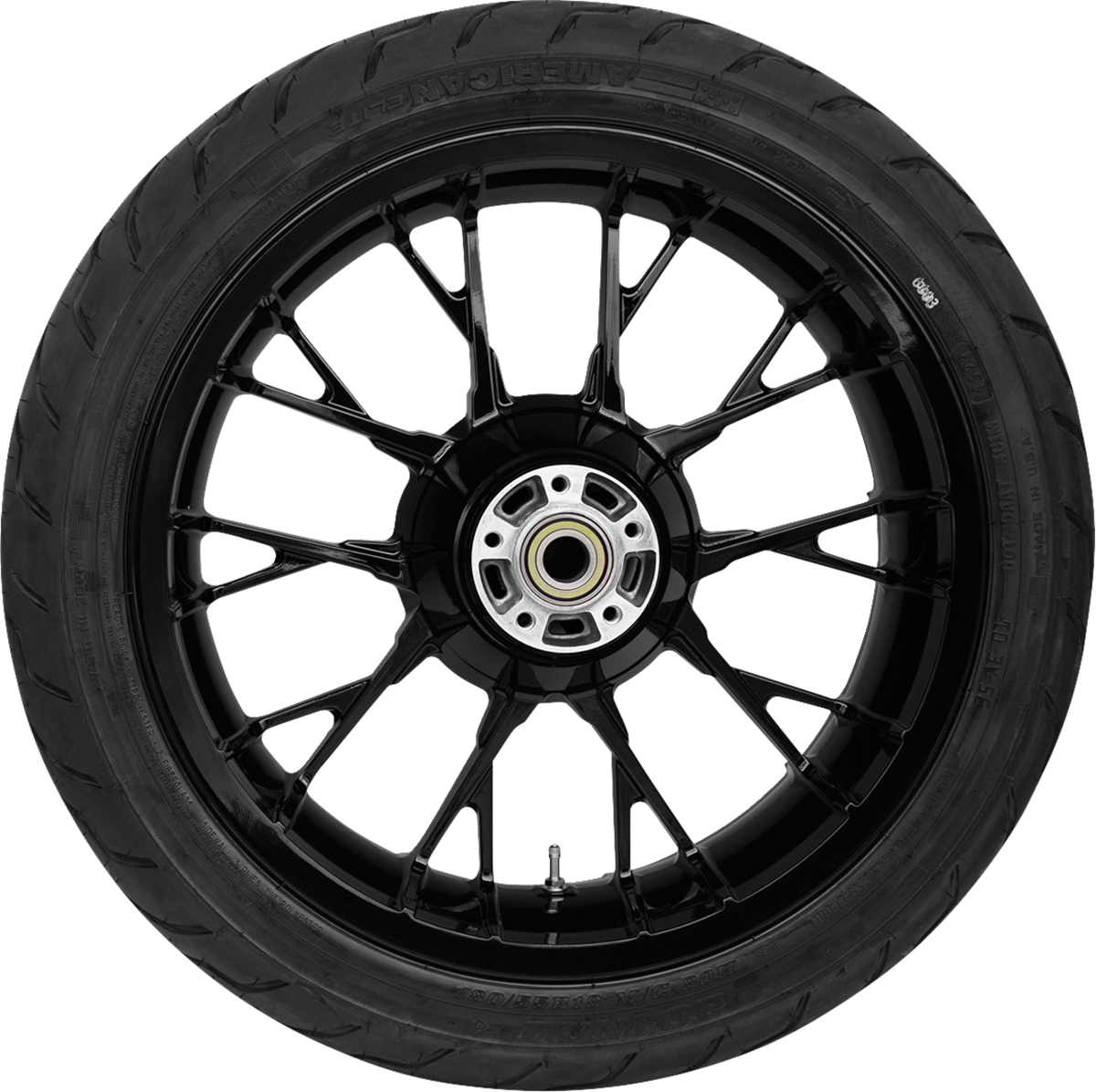 Marlin Rear Wheel - Solid Black (18") | Dunlop Tire (180/55b18)